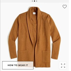 Jcrew sweater blazer